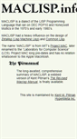 Mobile Screenshot of maclisp.info